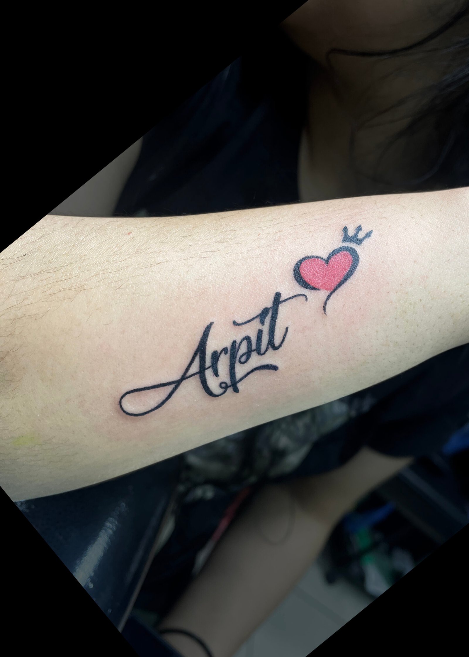 arpit name tattoo