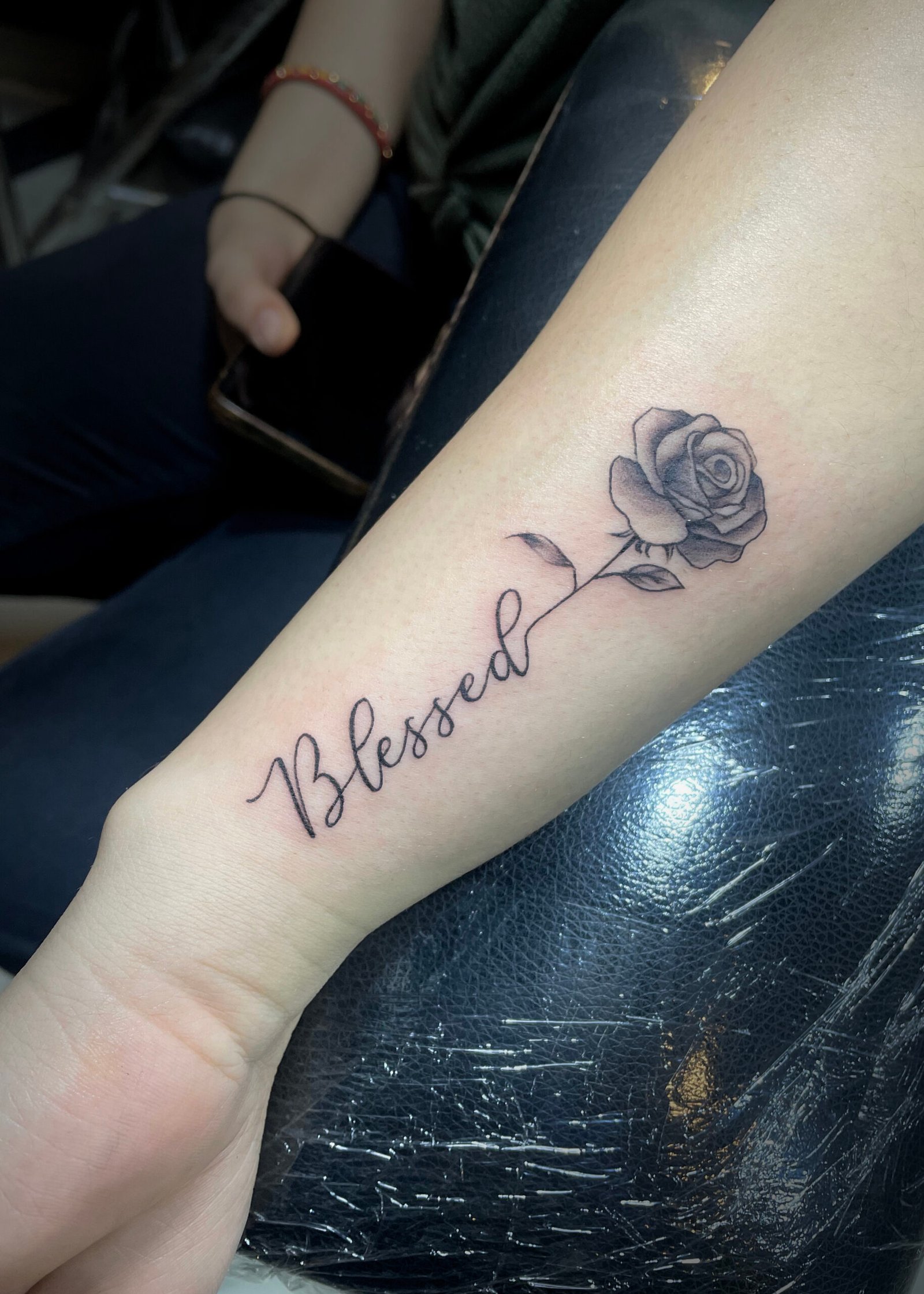 blessed with rose
