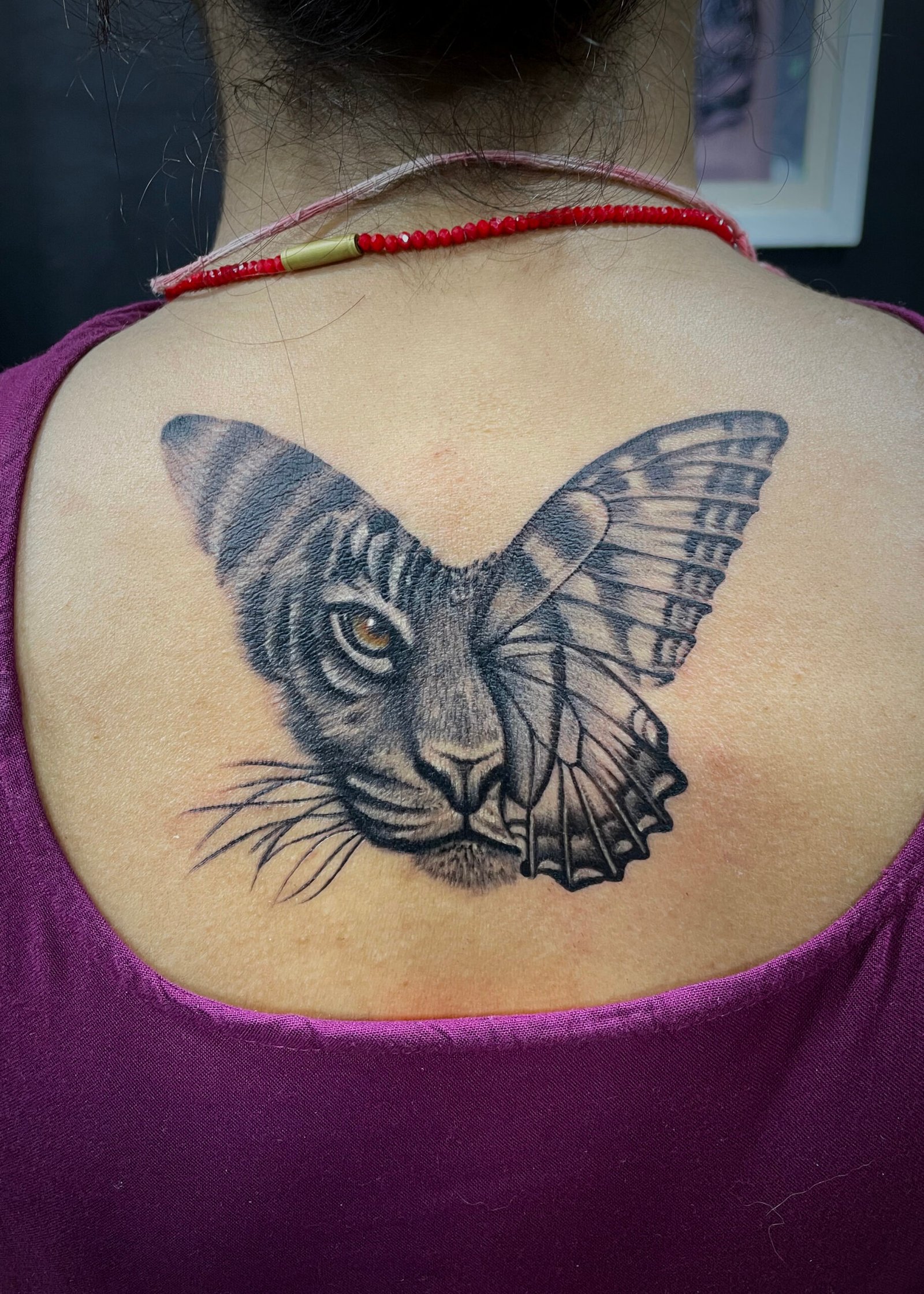 butterfly tiger tatoo